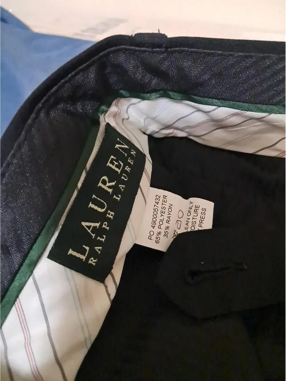 Polo‎ Ralph Lauren boys Size 12r Black Chino Pants Slacks, Dress Clasp